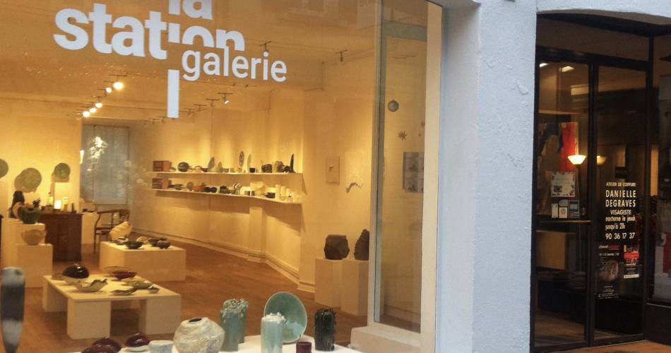 La Station Galerie, céramique contemporaine.@Mireille Favergeon