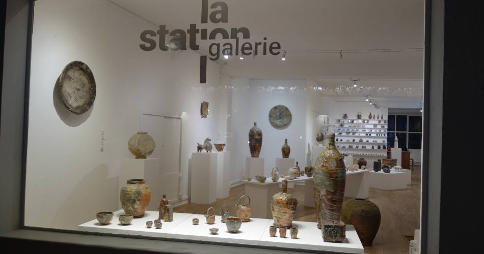 La Station Galerie, céramique contemporaine.@Mireille Favergeon