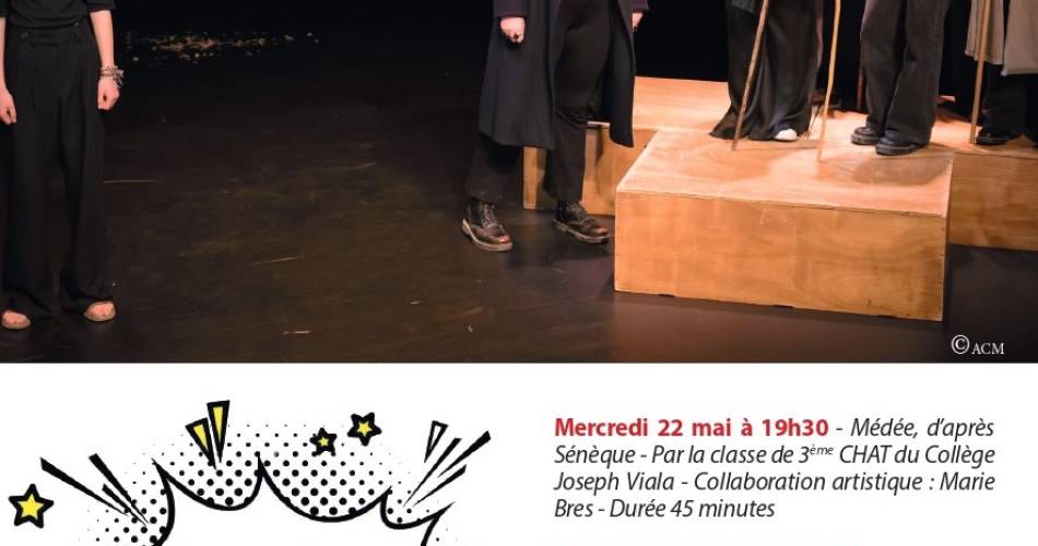 Présentation des travaux de fin d'année des élèves du CRR Grand Avignon Pôle Théâtre@©ACM