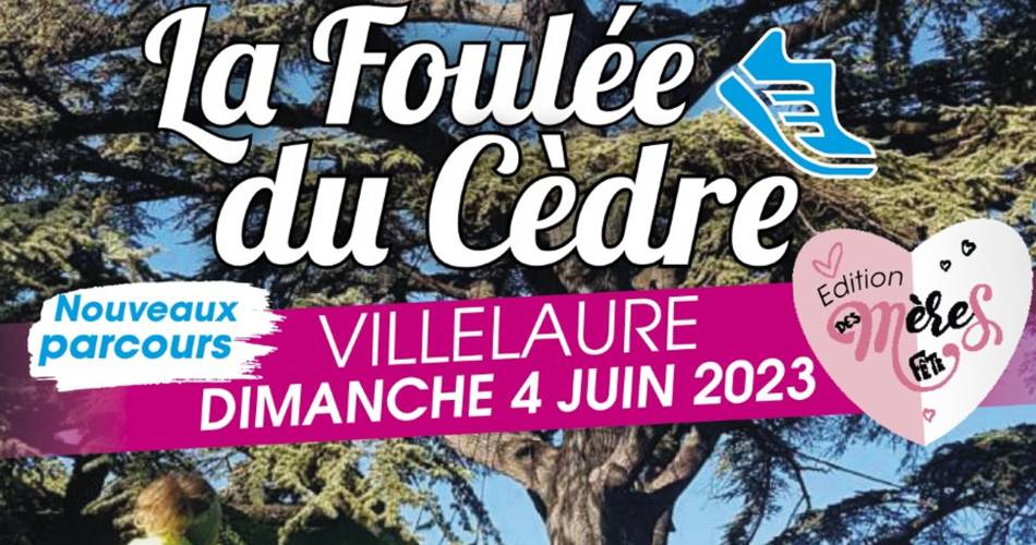 Foulée du Cèdre - course 7.5 & 15.5 km@Running Villelaure