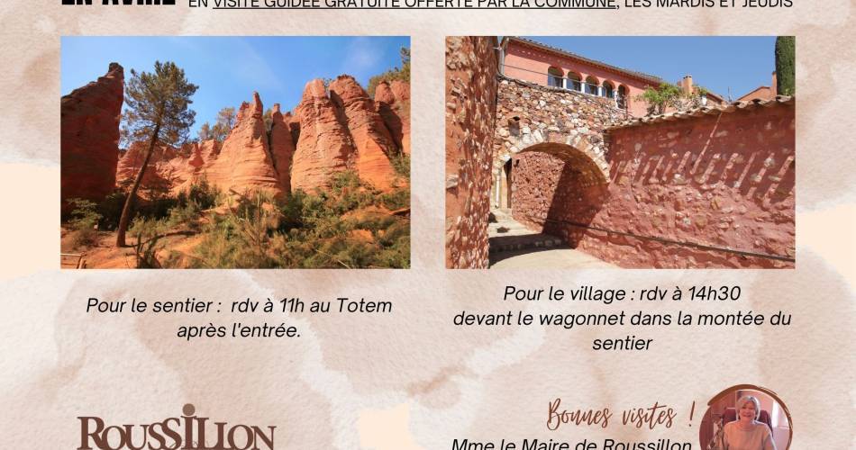Visite guidée du village de Roussillon@© Mairie de Roussillon