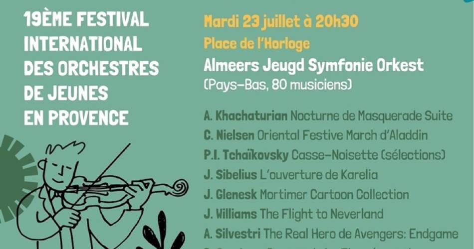 19e Festival international des orchestres de jeunes en Provence@©The Provencal Festival of youth orchestras