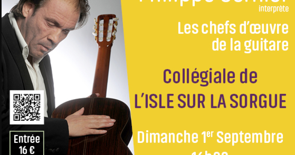 Concert : Chefs d'oeuvre de la guitare@Mairie de l'Isle sur Sorgue