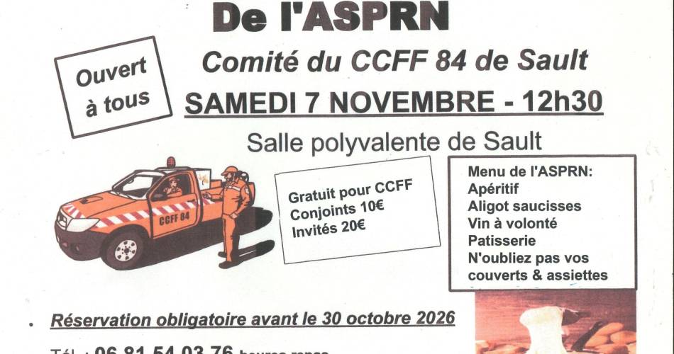 Aligot-saucisse de l'ASPRN@©ASPRN Sault