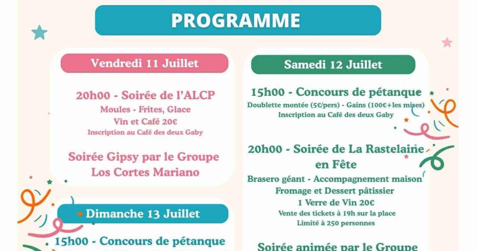 Fête Votive@La rastelaine en fête