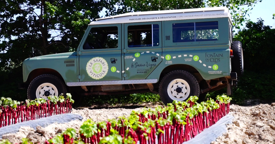 Safari Viticole en Land Rover au domaine Fontaine du Clos@Fontaine du Clos