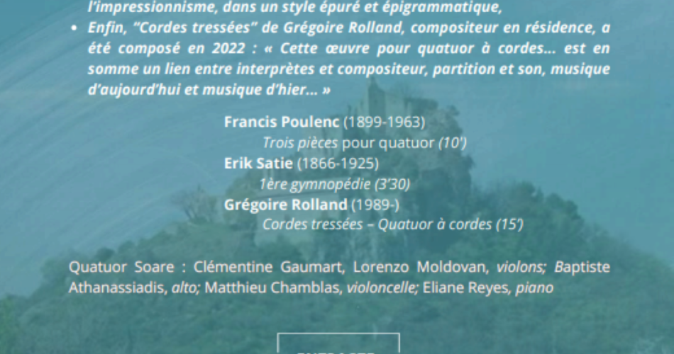 Romantische muziek 'Divergences' - Festival Autour du Ventoux@Autour du ventoux