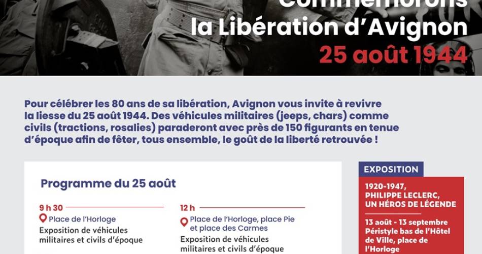 80 ans de la Libération : Avignon en fête !@©Ville d'Avignon