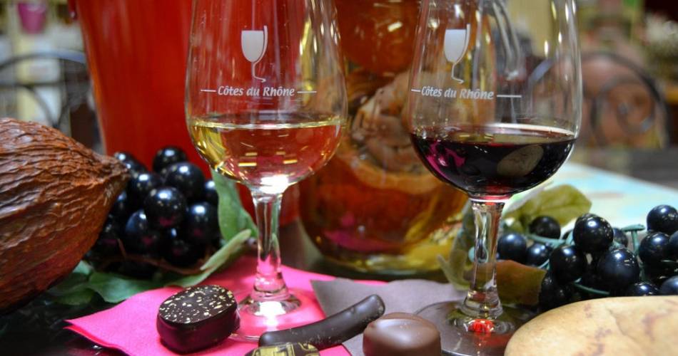 Wine and chocolate workshop with commentary@© Chocolaterie Castelain