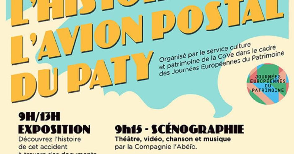 JEP 2024 : Spectacle et balade en scène : L'Avion Postal du Paty@Mairie de Caromb