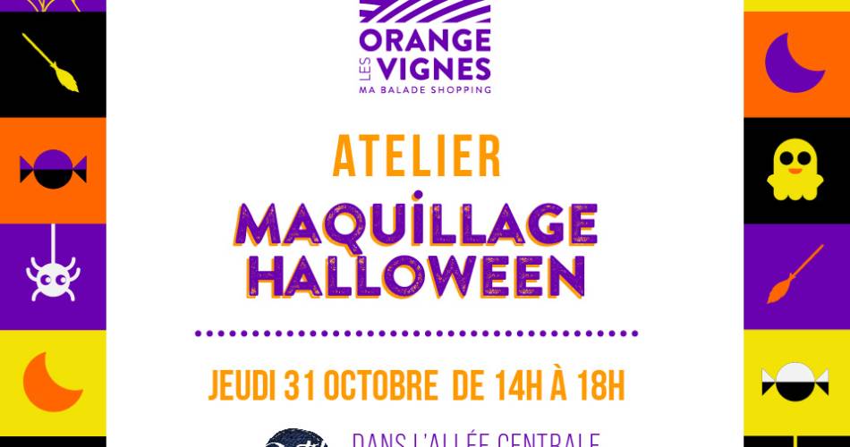 Atelier maquillage Halloween@Orange-les-Vignes