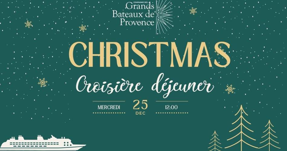 Christmas lunch cruise@©Grands bateaux de Provence