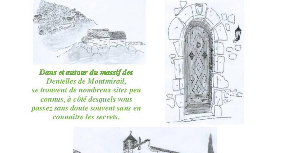 Conférence : Sites secrets au pays des Dentelles@Vacqueyras Animations