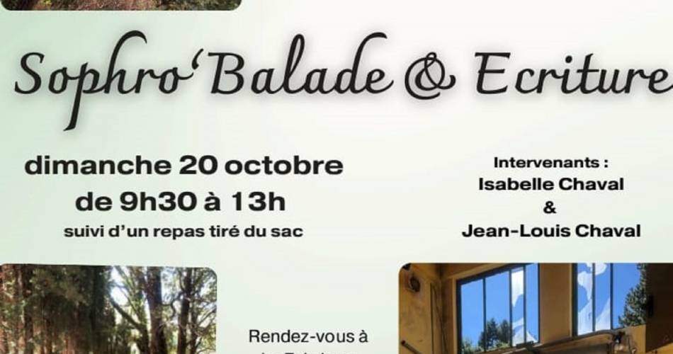 Saphro'Balade et Ecriture@La fabrique du Ventoux