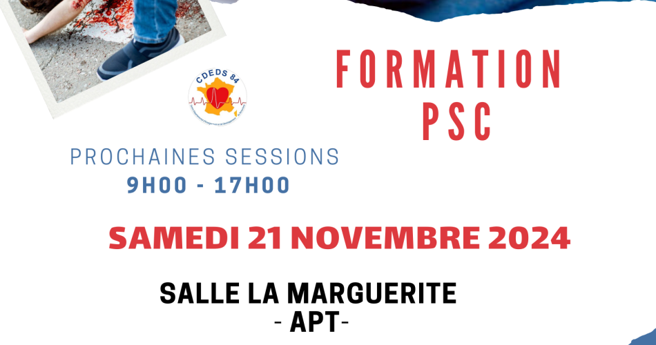 Formation secourisme PSC@Cdeds84