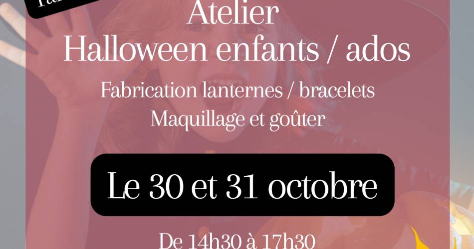 Atelier Halloween enfants/ados@Au Temple du Salus