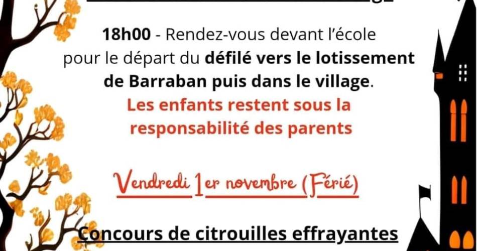 Halloween: Concours de citrouilles effrayantes et défilé dans le village@Halloween