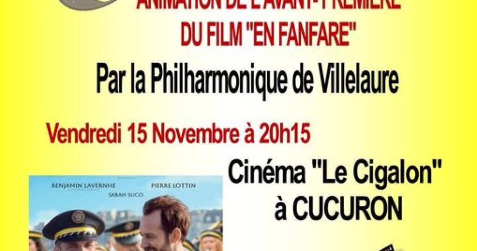 Au cinéma Le Cigalon :  Avant première du film 