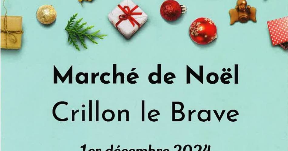 Marché de Noël@Ville de Crillon-le-Brave