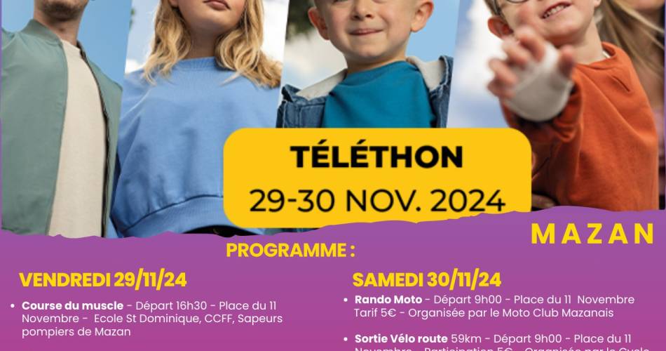 Téléthon@Comité des fêtes de Mazan