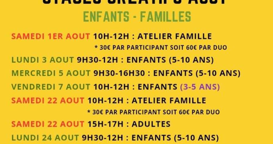 Atelier Banane : Stages créatifs du mois de juillet et août à La Tour d'Aigues@Atelier Banane : Stages créatifs du mois de juillet et aôut à La Tour d'Aigues_La Tour-d'Aigues