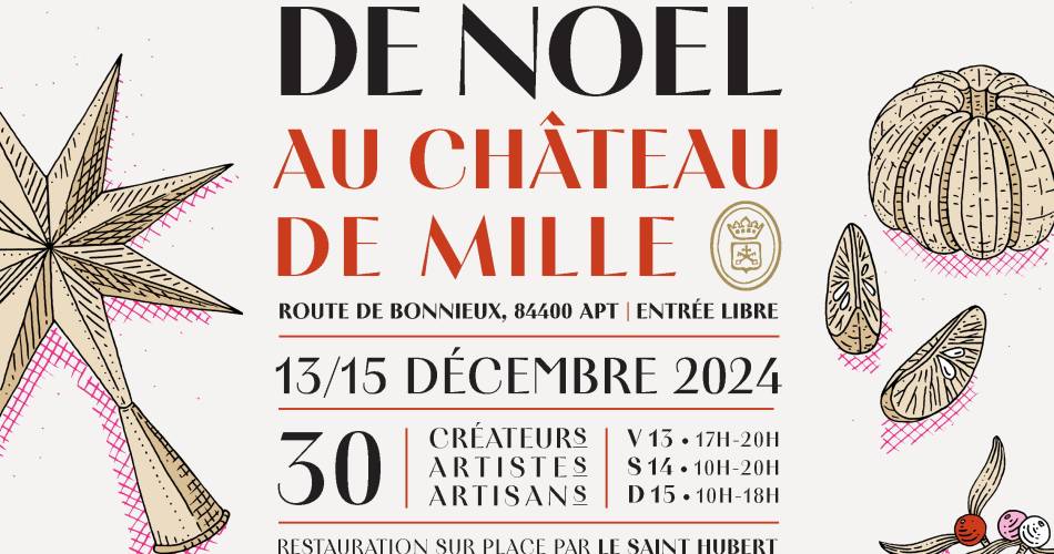 La 4ᵉ édition du marché de Noël FAIRE au Château de Mille@Julie Serre