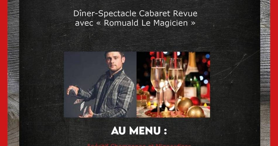 Un Noël Magique : Dîner-Spectacle avec le magicien et mentaliste Romuald@©le Rouge-Gorge