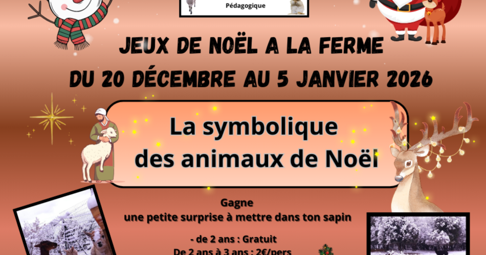 Kerstspelletjes op de boerderij 