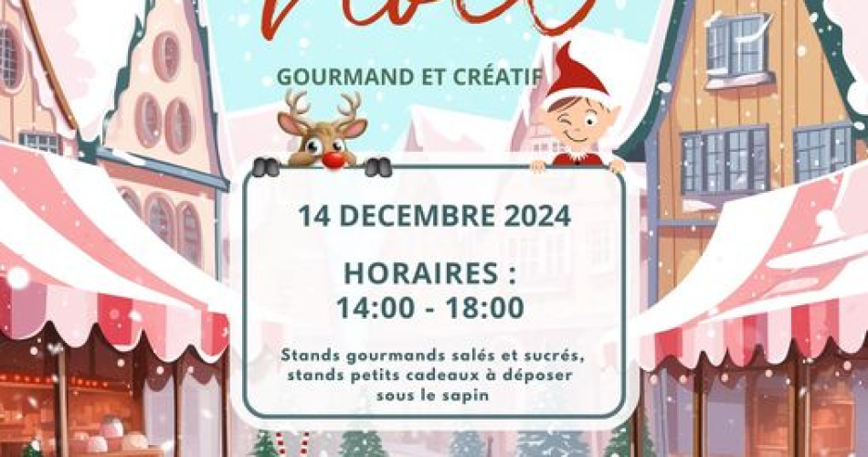 Marché de Noël à Châteauneuf de Gadagne@association des commerçants de Gadagne