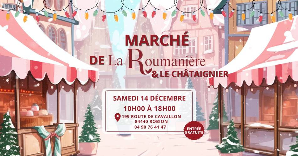 Marché de Noël de La Roumanière et Le Châtaignier@ESAT La Roumanière