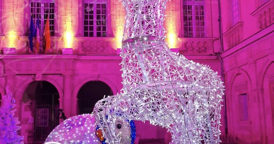 Mise en lumière du Château de Simiane@Ville de Valréas