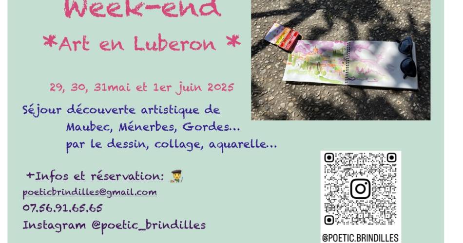 Week end “Art en Luberon”@@natasha Dupont