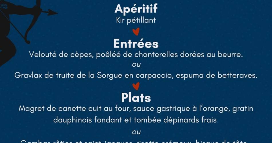 Saint Valentin au Restaurant L'Atelier Terre & Mer@Atelier terre et mer