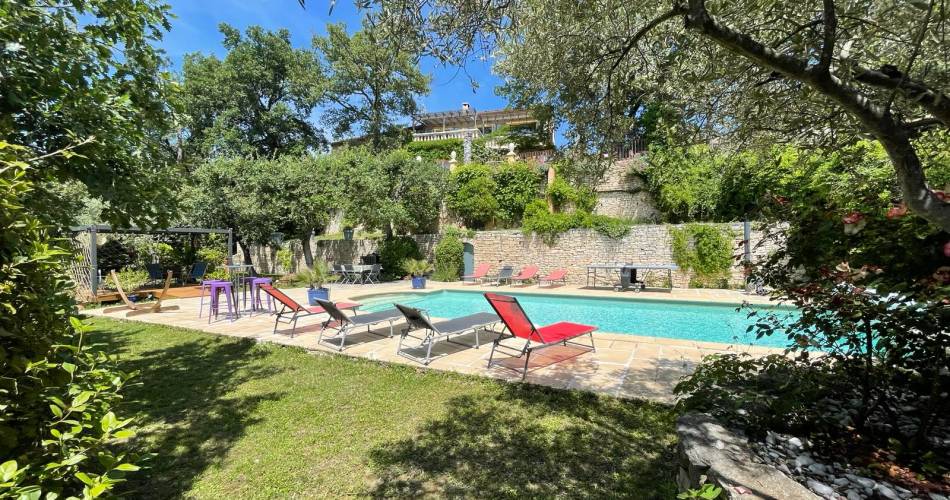 Domaine Les Félibres: location villa avec piscine chauffée- rent luxury house (Provence, Le Luberon)@RAMIREZ