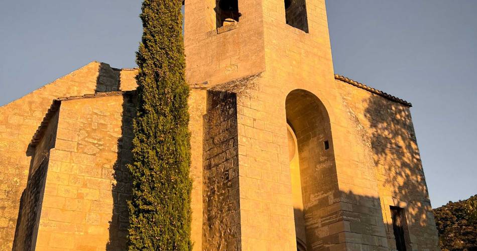 Soleil couchant au Vieil Oppède - Visite guidée de l'été@Destination Luberon