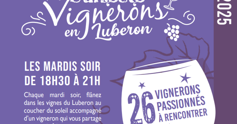 Sunsets Vignerons 2025 : Domaine Trélus@Destination Luberon