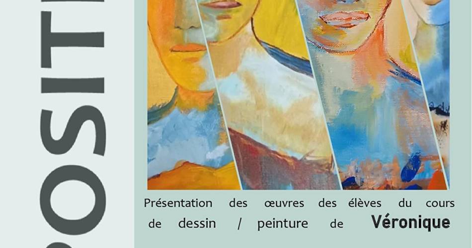 Exposition des ateliers dessin et peinture@Centre culturel de Mazan