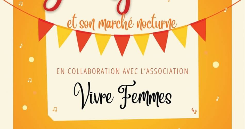 Soirée guinguette et marché nocturne@Rhonéa