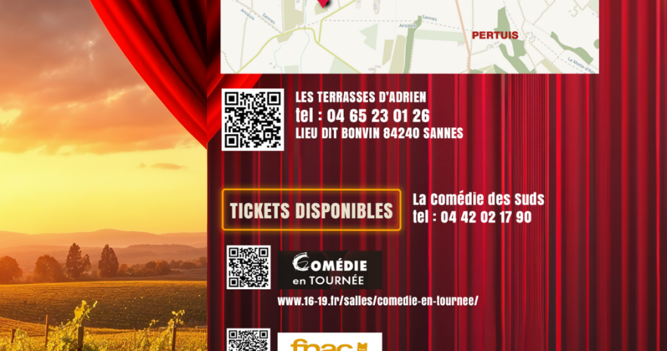 Théâtre en vigne aux Terrasses d'Adrien :  C’EST DÉCIDÉ JE DEVIENS UNE CONNASSE@Théâtre en vigne aux Terrasses d'Adrien :  C’EST DÉCIDÉ JE DEVIENS UNE CONNASSE_Sannes