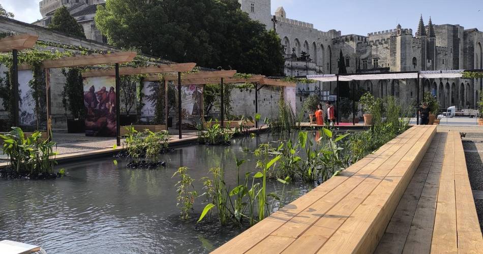 Vergänglicher Garten - Vorplatz des Petit Palais@@Laureline Lucas