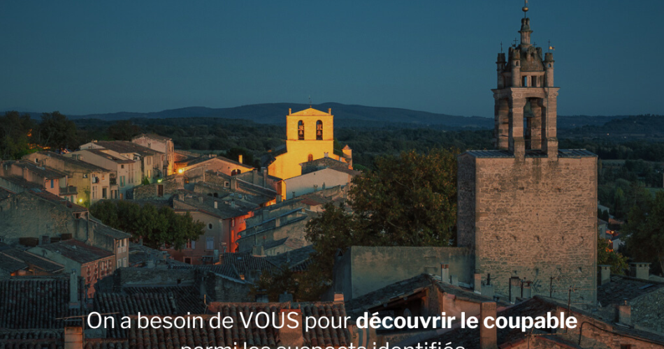Jeu de piste: Intrigue dans la ville à Cucuron@Jeu de piste: Intrigue dans la ville à Cucuron_Cucuron