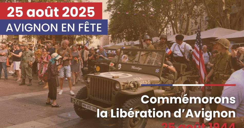 Commemoration of the Liberation of Avignon - August 25, 1944@©Ville d'Avignon