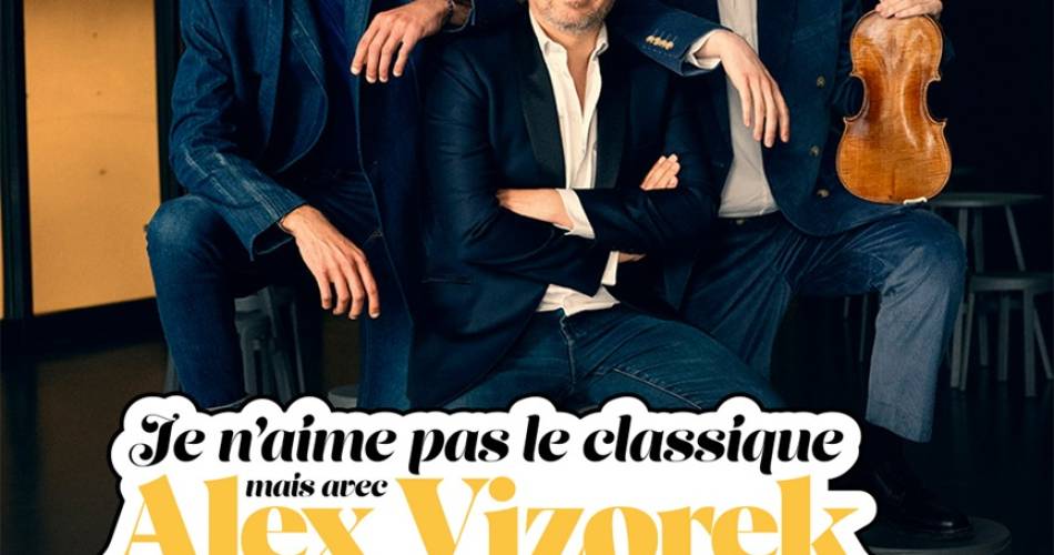 Je n’aime pas le classique, mais avec Alex Vizorek j’aime bien !@©Confluence spectacles