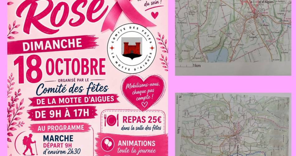Octobre Rose à La Motte d'Aigues.@Octobre Rose à La Motte d'Aigues._La Motte-d'Aigues