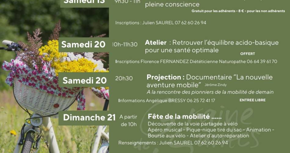 Atelier : Initiation et soutien à la pratique  de pleine conscience@Graines de santés