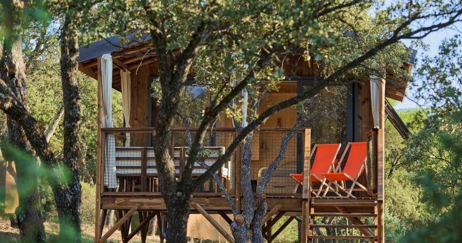 Domaine La Ferme Hi Bride - Les Ecolodges@Les Ecolodges Thym, Cyste, Cade  de la Ferme Hi Bride_Villelaure