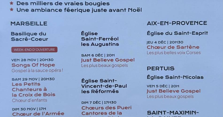 The most beautiful gospel songs by candlelight@Festival Sacrée Musique