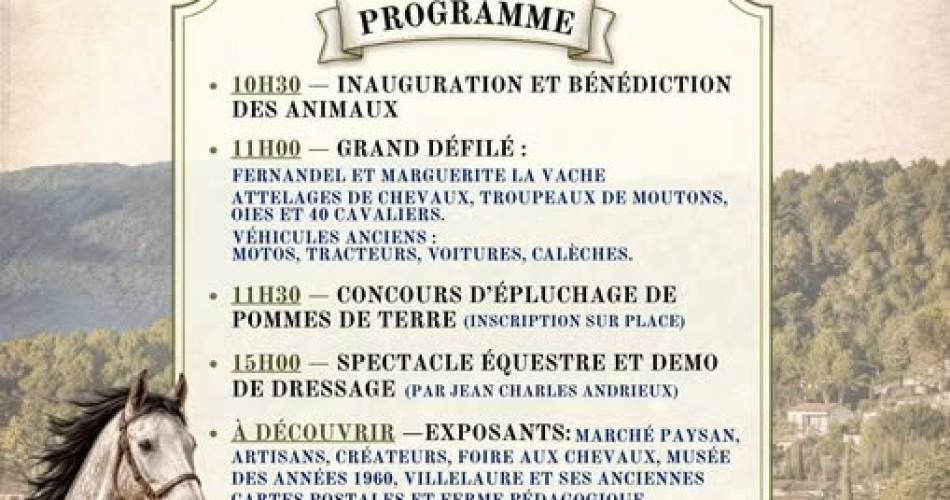 La Fête Paysanne revient à Villelaure !@La Fête Paysanne revient à Villelaure !_Villelaure