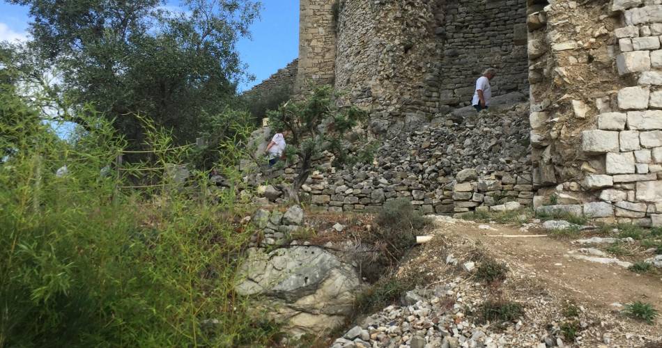 Château d'Entrechaux@Association pour la sauvegarde du château d'Entrechaux