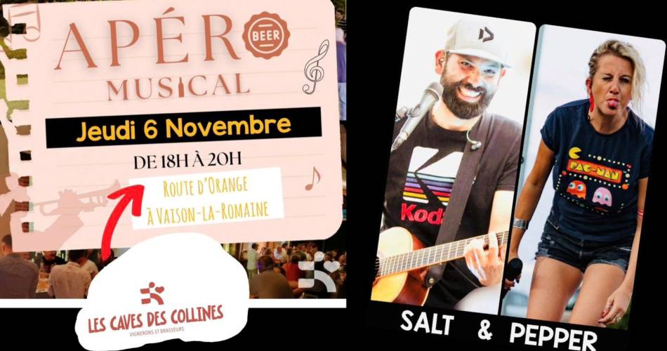 Muzikaal aperitief 'Zout en peper' - Les Caves des Collines@Salt and Pepper